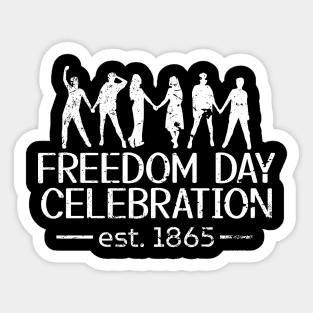 Juneteenth Freedom Day Celebration est 1865 CELEBRATION-2 Sticker